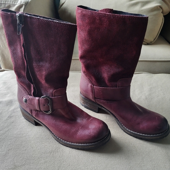 Clarks Shoes - Clark leather suede ankle boots